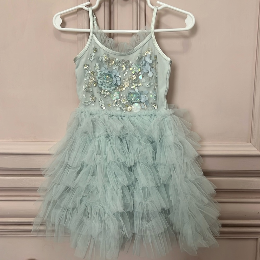 Tutu Du Monde BEBE ice blue dress 12-18M